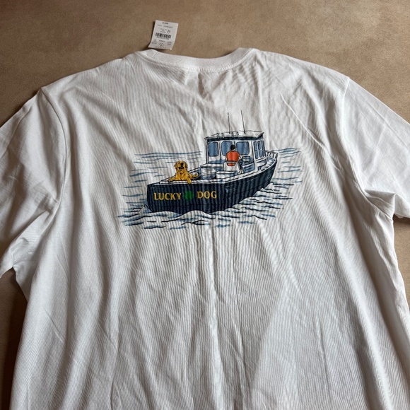 J. Crew Factory "Lucky dog" graphic tee • size xl • NWT • CG744 - Picture 2 of 7